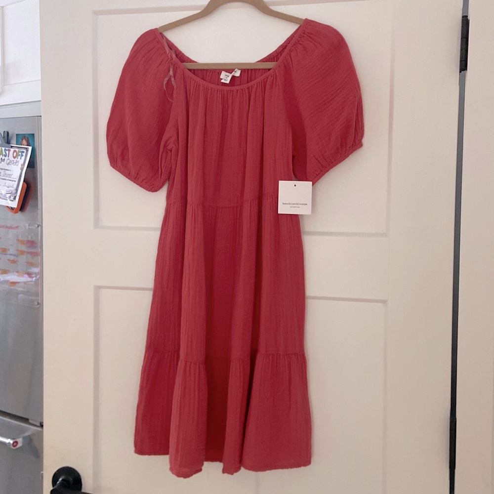 Beachlunchlounge XS dress from Walmart NWT coral color